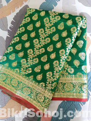 সিল্ক কাতান শাড়ী